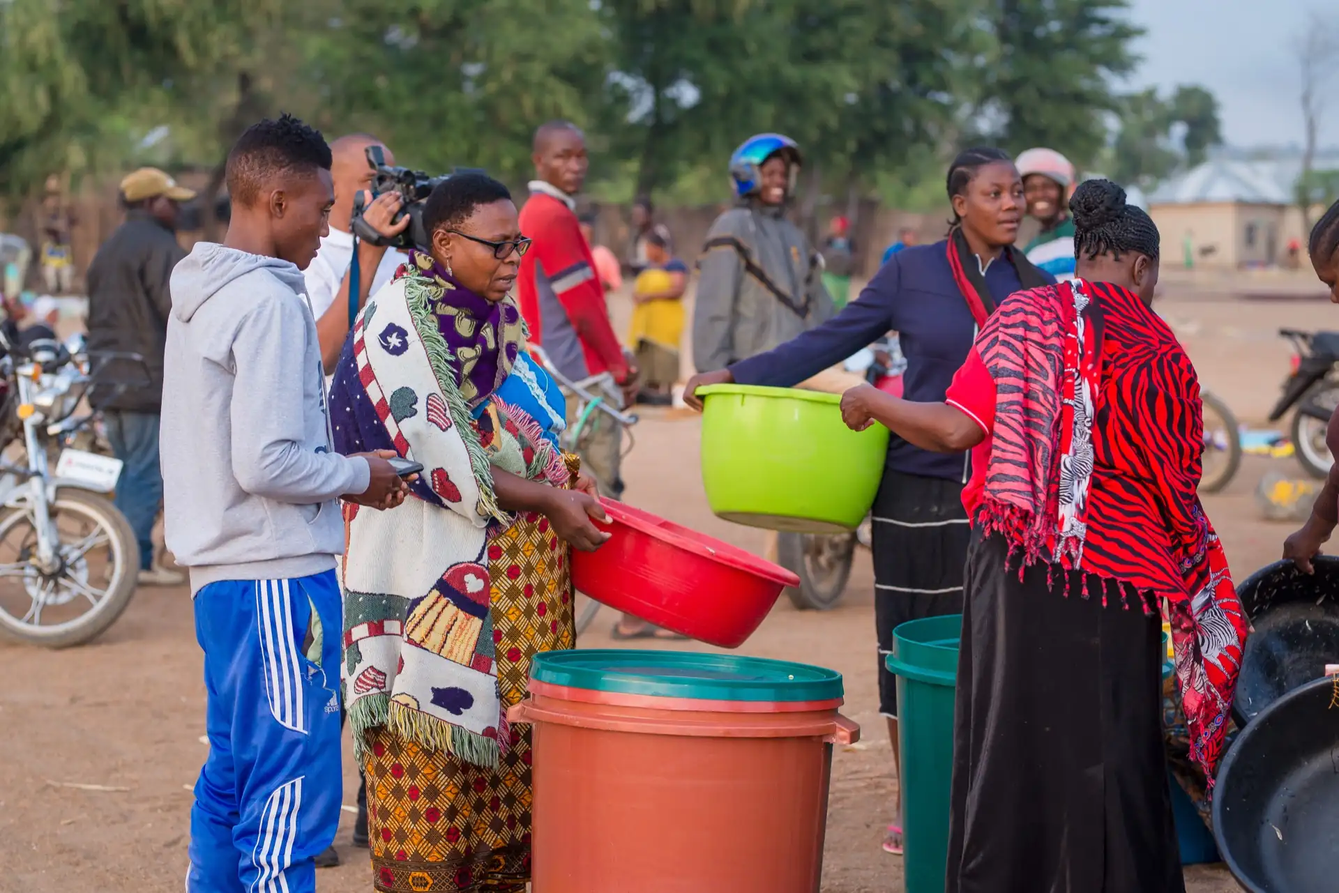 Dagaa fish processing at Lake Victoria